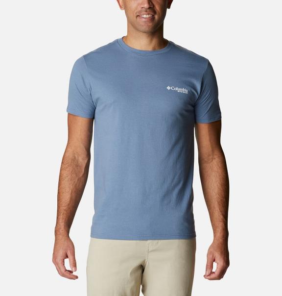 Columbia PHG T-Shirt Blue For Men's NZ9356 New Zealand